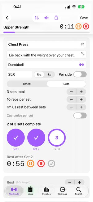 Active strength workout